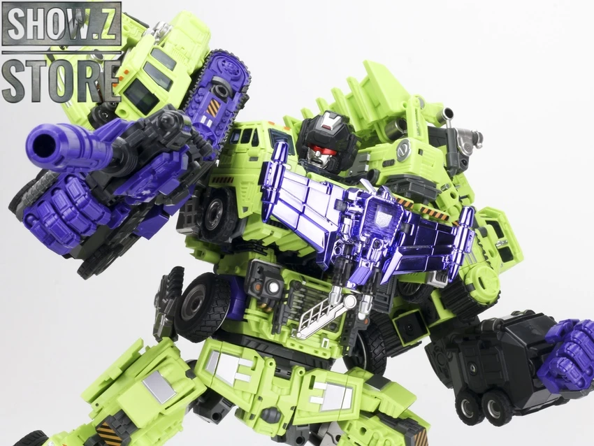 Generation Toy GT-99 Gravity Builder Devastator Metallic Painted Limited Version W/ Upgrade Kit - Image 9