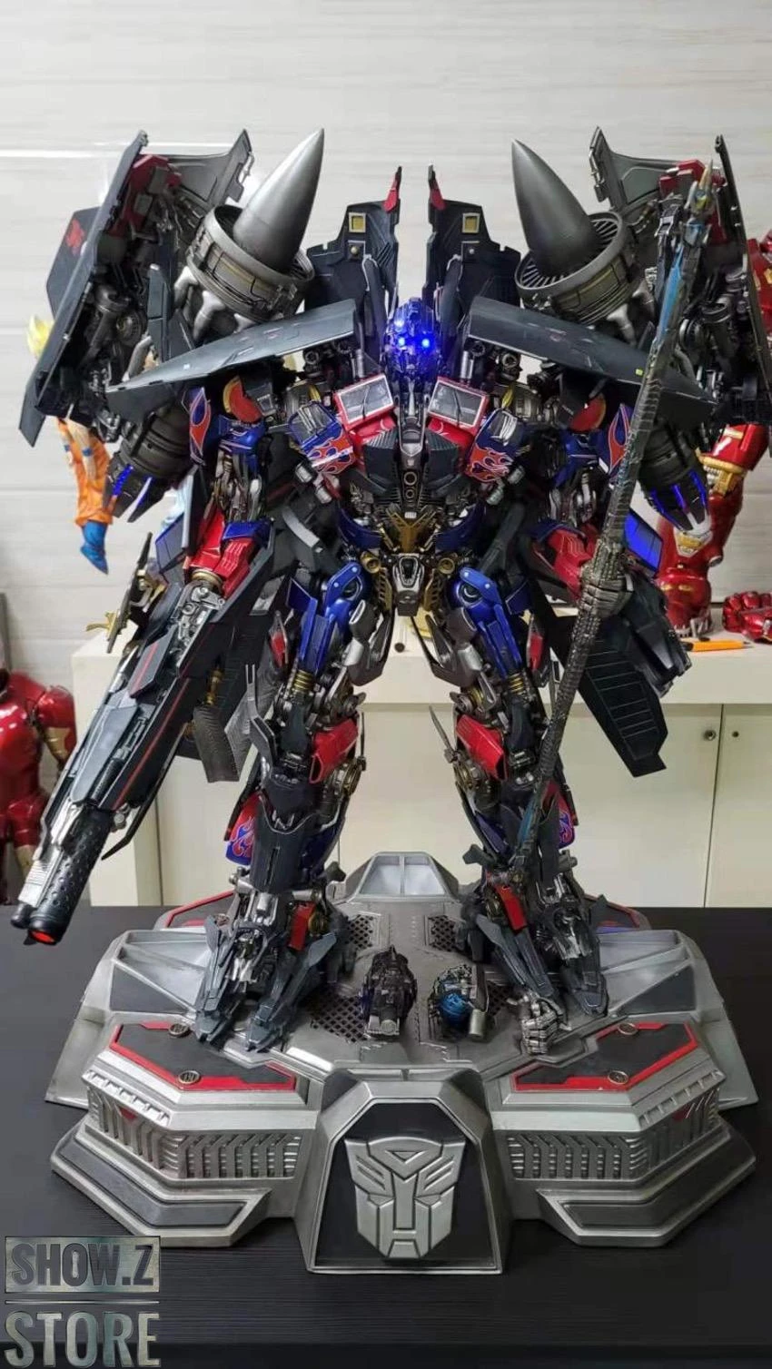 HEAT Studio Custom Made Jetpower Optimus Prime Statue - Image 7