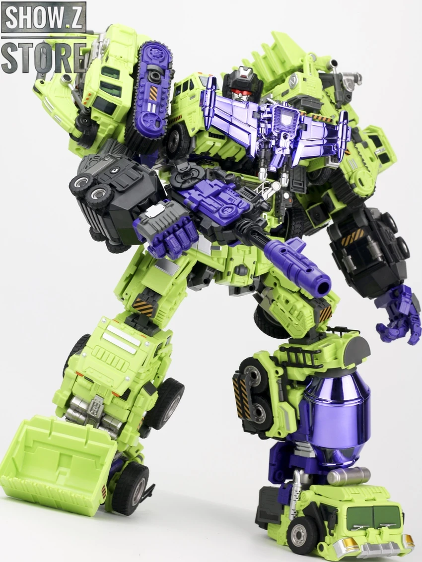 Generation Toy GT-99 Gravity Builder Devastator Metallic Painted Limited Version W/ Upgrade Kit - Image 4