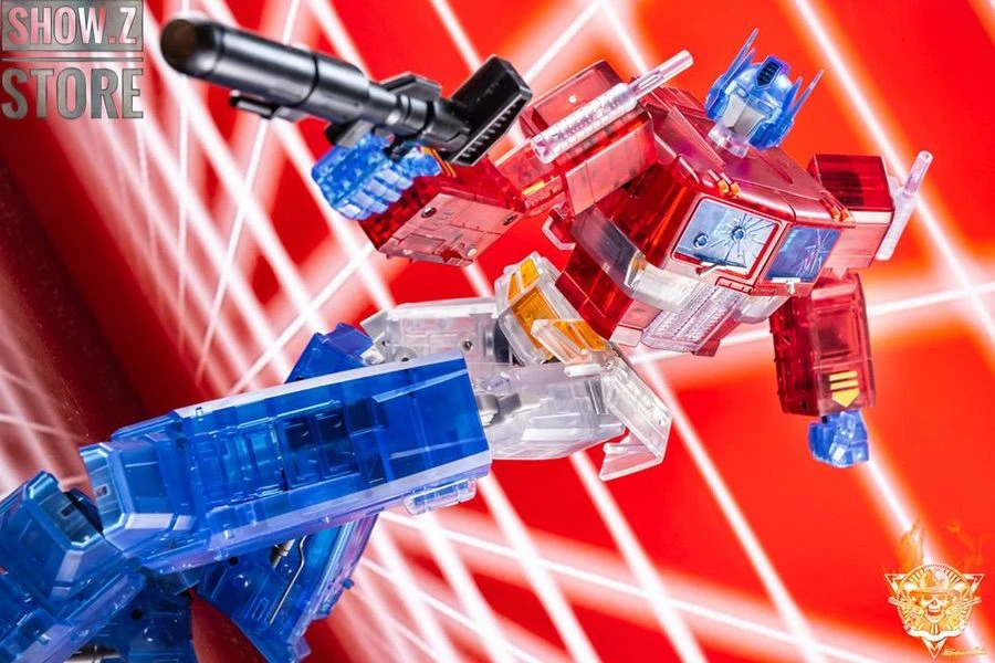 Magic Square MS-01T Light Of Freedom Optimus Prime Clear Version - Image 4
