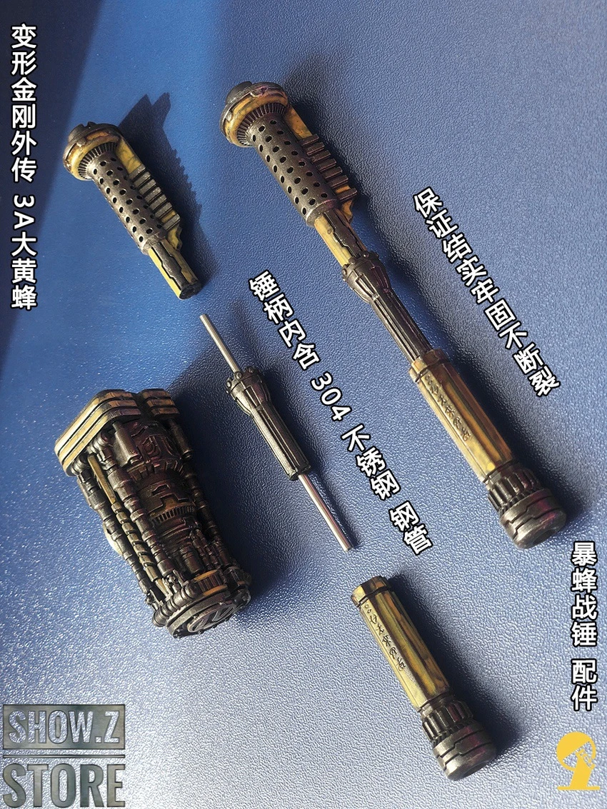 GY Toys Upgrade Kit For 3A DLX Bumblebee War Hammer & 4 Hands Set - Image 10