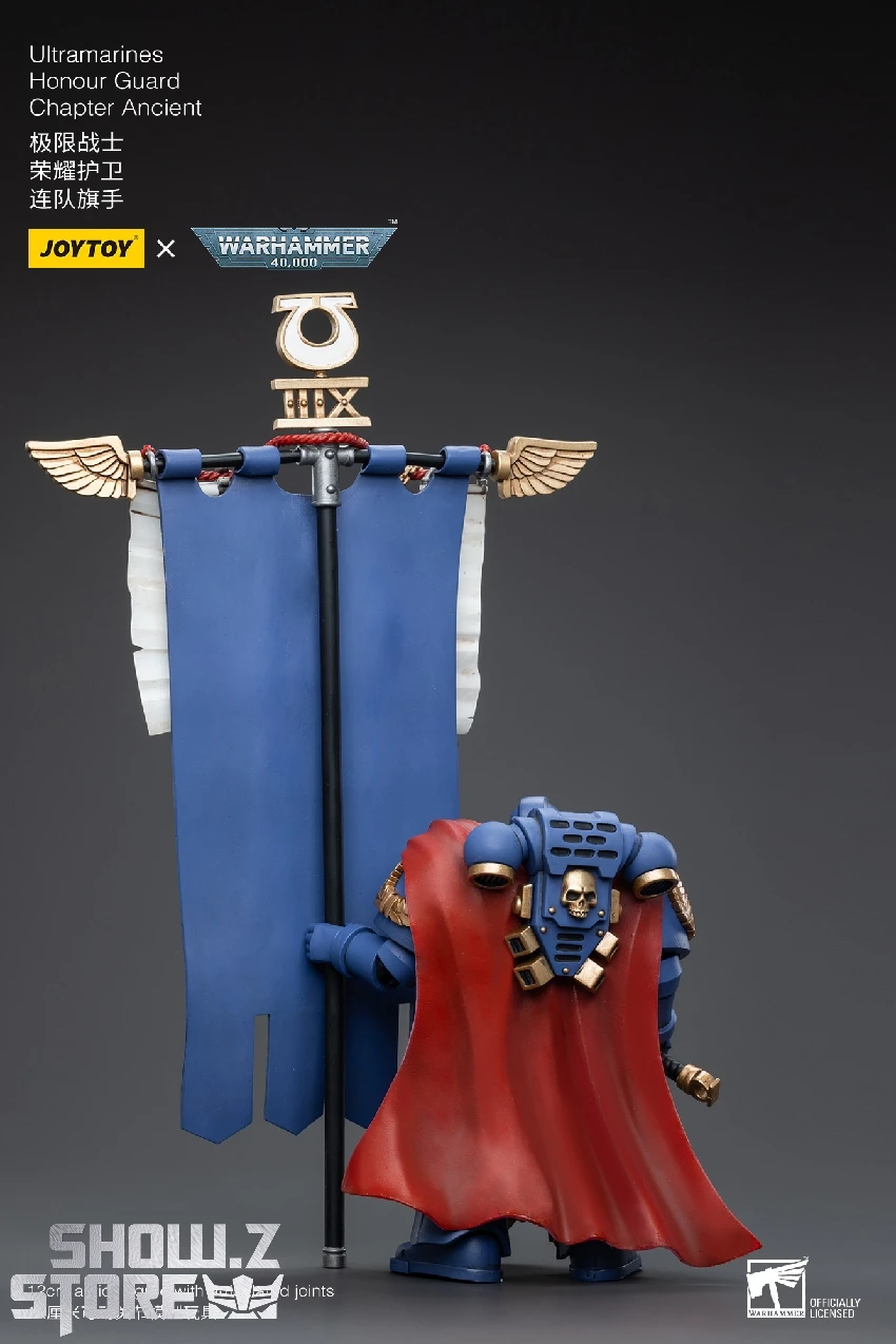 JoyToy Source 1/18 Warhammer 40K Ultramarines Honour Guard Chapter Ancient - Image 3