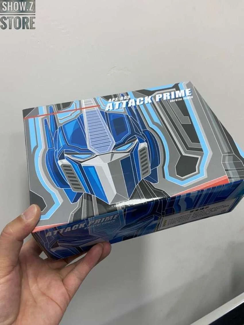 APC Toys APC-001 Attack Prime TFP Optimus Prime Clear Version W/ Black Wheels - Image 12