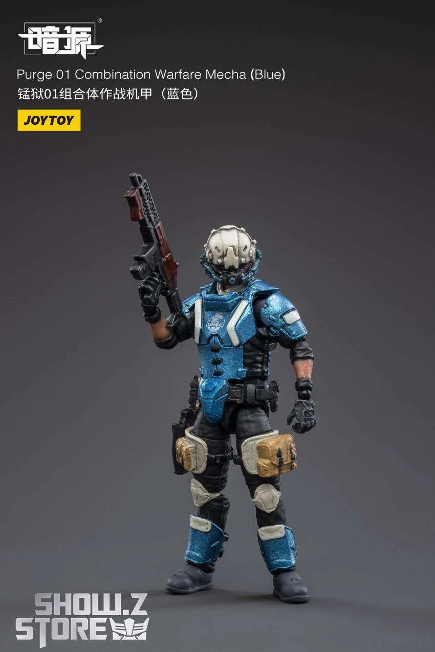 JoyToy Source 1/25 Purge 01 Combination Warfare Mecha Blue Version W/ Pilot - Image 3