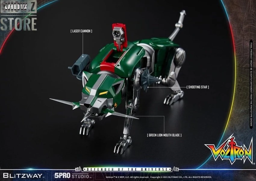 Blitzway X 5PRO Studio Voltron Beast King Golion - Image 17