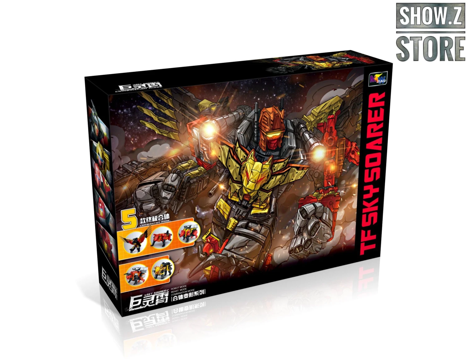WeiJiang Wei Jiang WJ Complete Set Of 5 Sky Soarer Rampage Oversized Combination Mode POTP Feral Rex Predaking - Image 5