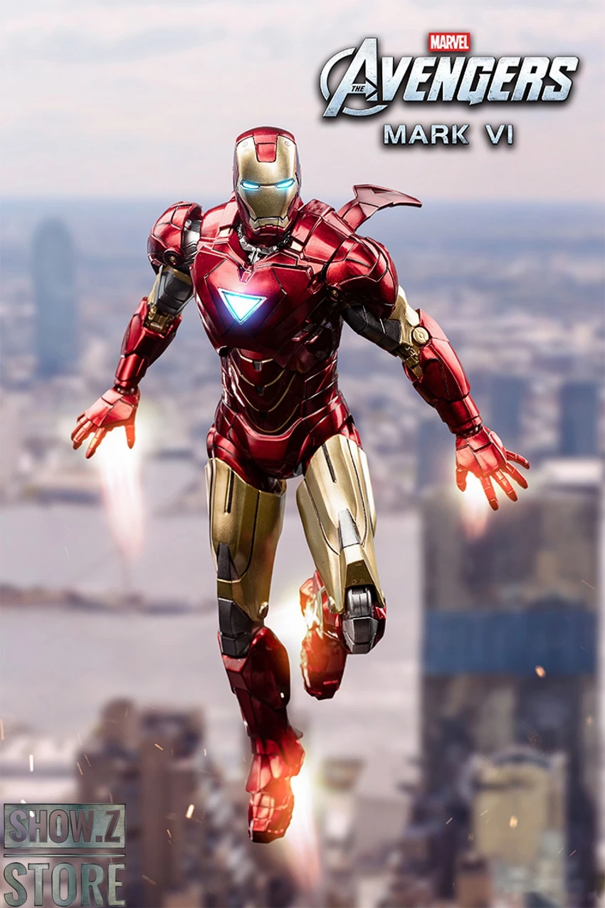 ZT Toys Marvel Licensed 1/10 Iron Man Mark 6 W/ LED - Image 4
