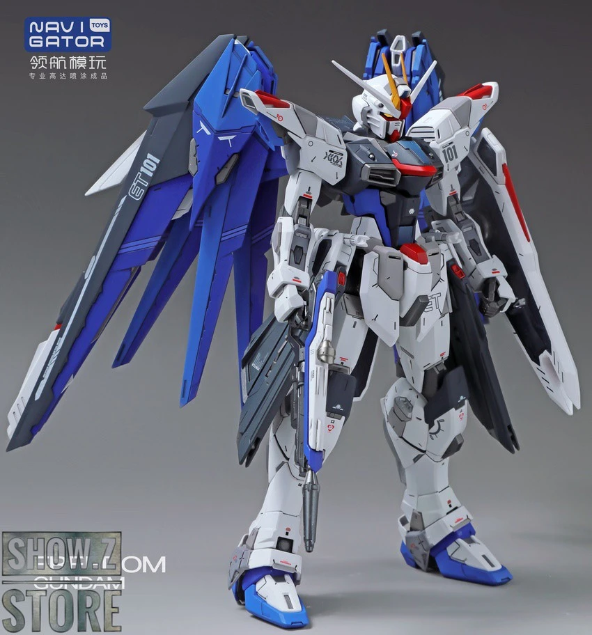 Navigator Toys Pre-Painted & Pre-Assembled Bandai ZGMF-X10A Freedom Gundam Ver.2.0 - Image 9