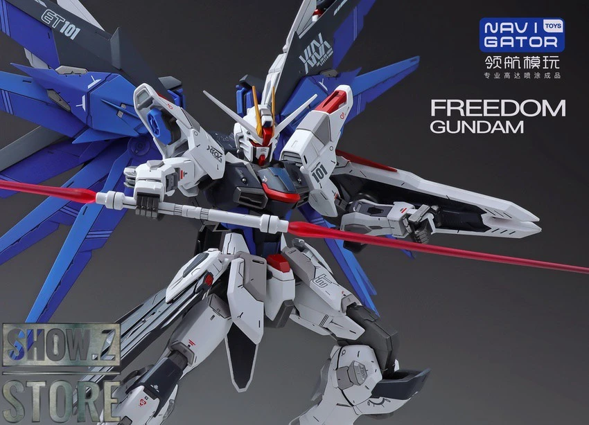 Navigator Toys Pre-Painted & Pre-Assembled Bandai ZGMF-X10A Freedom Gundam Ver.2.0 - Image 4