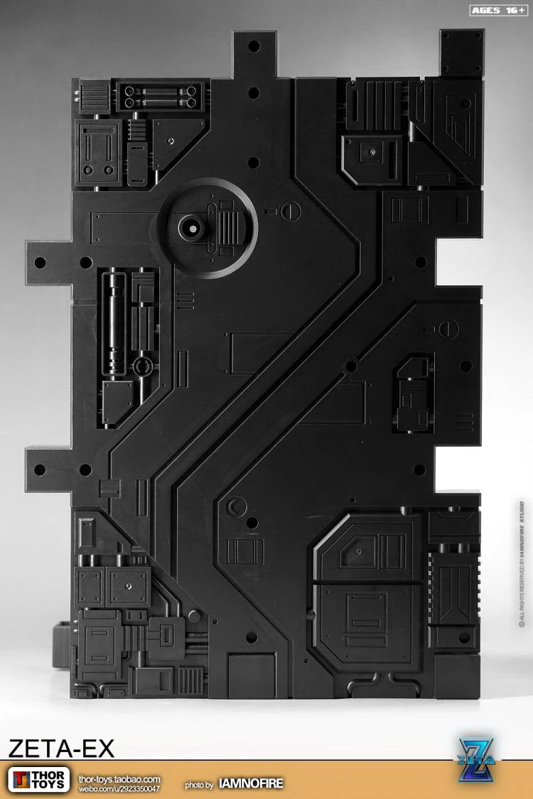 Zeta Toys Zeta-EX Display Base (Orange & Black) - Image 12