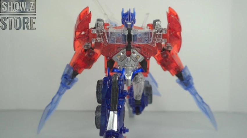 APC Toys APC-001 Attack Prime TFP Optimus Prime Clear Version W/ Black Wheels - Image 2