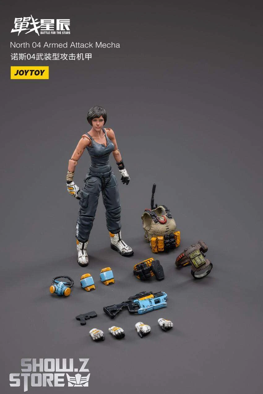 JoyToy Source 1/18 North 04 Armed Attack Mecha W/ Pilot - Image 6