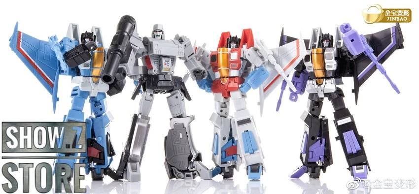Jinbao DF-06 Air Craft: Battlers Starscream, Skywarp & Thundercracker Set Of 3 - Image 3