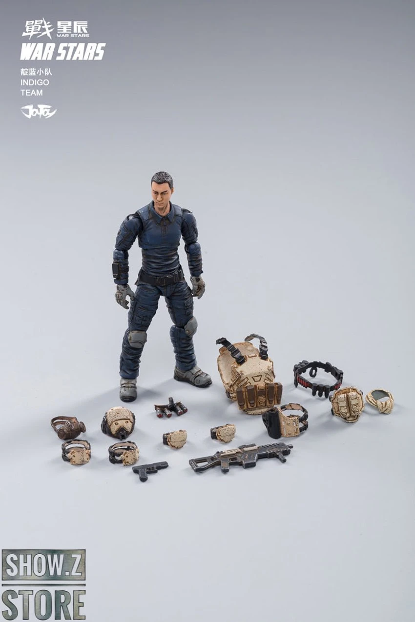 JoyToy Source 1/18 War Stars Starhawk 8th Army Indigo Fleet Set Of 3 - Image 8