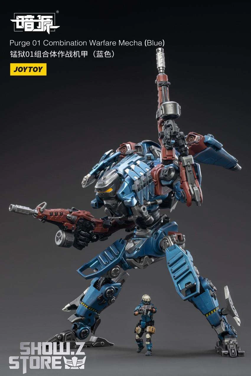 JoyToy Source 1/25 Purge 01 Combination Warfare Mecha Blue Version W/ Pilot - Image 14