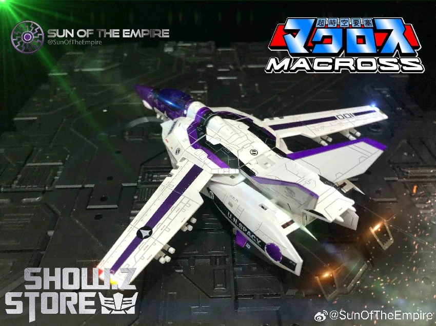 KitzConcept 1/72 Macross VF-1S God Of Flame Purple Limited Edition W/ Fast Pack Armor - Image 6