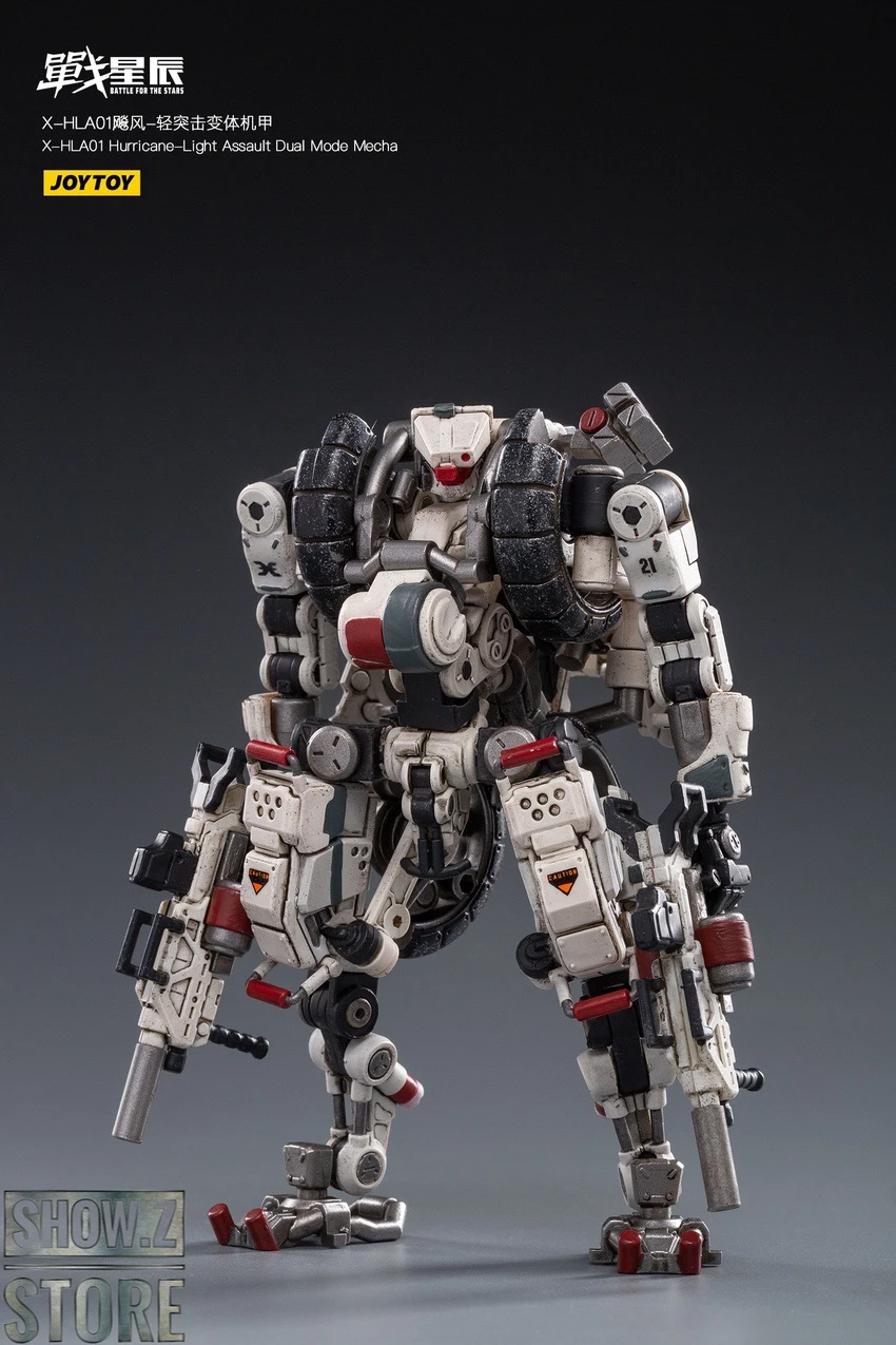 JoyToy Source 1/18 X-HLA01 Hurricane Light Assault Dual Mode Mecha White - Image 3