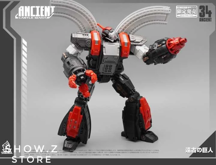 MechFansToys MF-34A Ancient Castle Giant Omega Supreme Special Black Version W/ DA-20 - Image 5