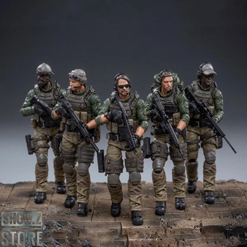 JoyToy Source 1/18 USMC Reconnaissance Company Of Expeditionary Army Set Of 5