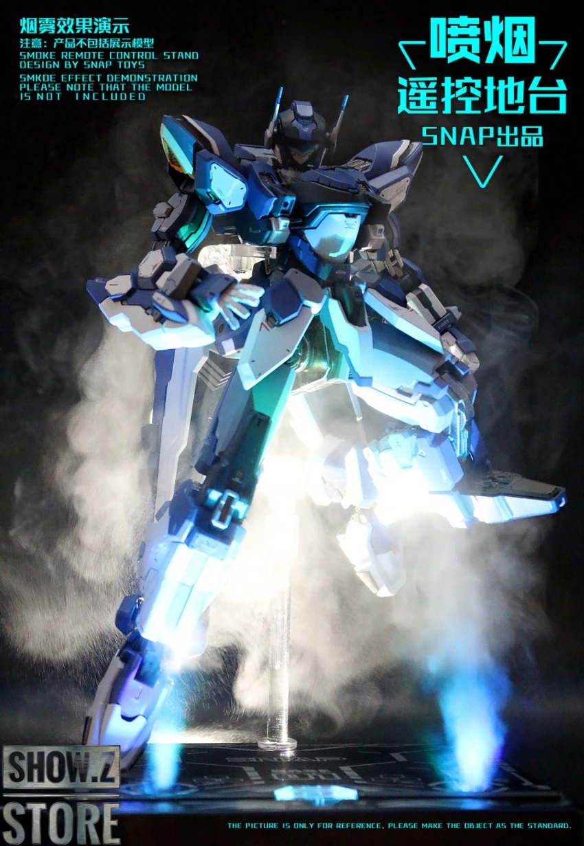 SNAP Remote Smoke Display Stand W/ LED Silver Version - Image 8