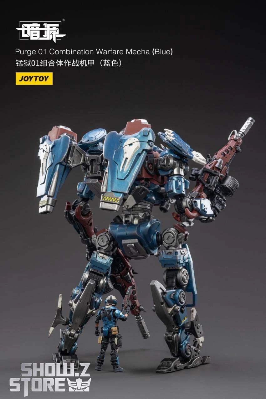 JoyToy Source 1/25 Purge 01 Combination Warfare Mecha Blue Version W/ Pilot - Image 12