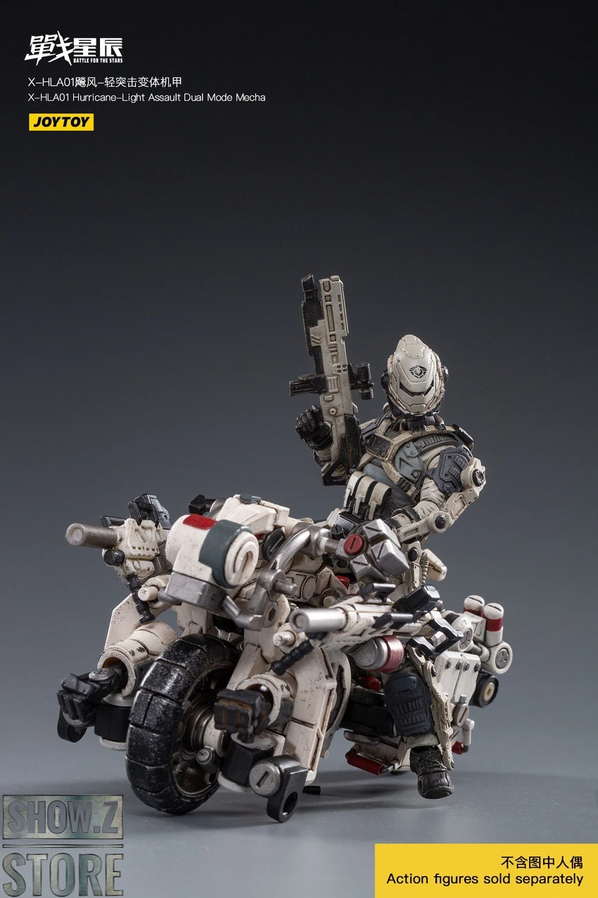 JoyToy Source 1/18 X-HLA01 Hurricane Light Assault Dual Mode Mecha White - Image 13