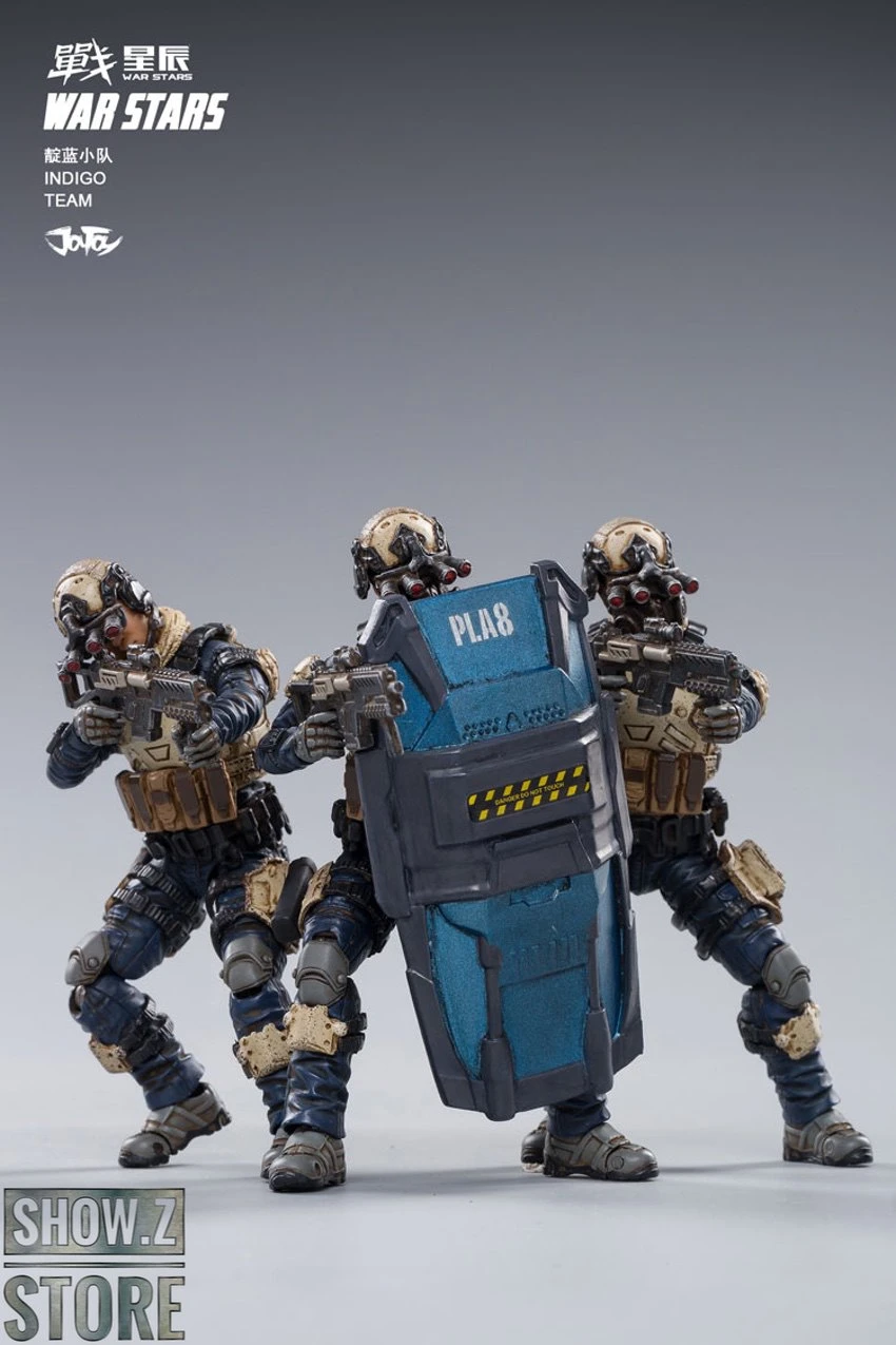 JoyToy Source 1/18 War Stars Starhawk 8th Army Indigo Fleet Set Of 3 - Image 11
