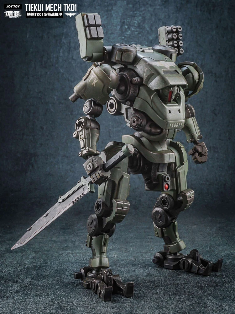 JoyToy Source Acid Rain TK01 Tiekui Mech & Multifuctional Vehicle & Turret Green Version - Image 3