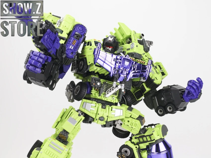 Generation Toy GT-99 Gravity Builder Devastator Metallic Painted Limited Version W/ Upgrade Kit - Image 8