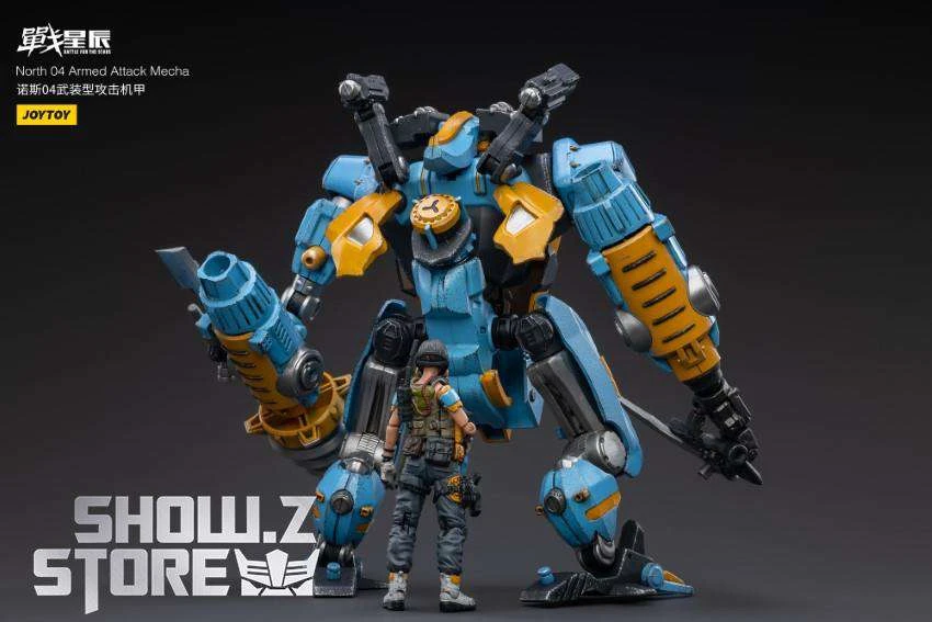 JoyToy Source 1/18 North 04 Armed Attack Mecha W/ Pilot - Image 15
