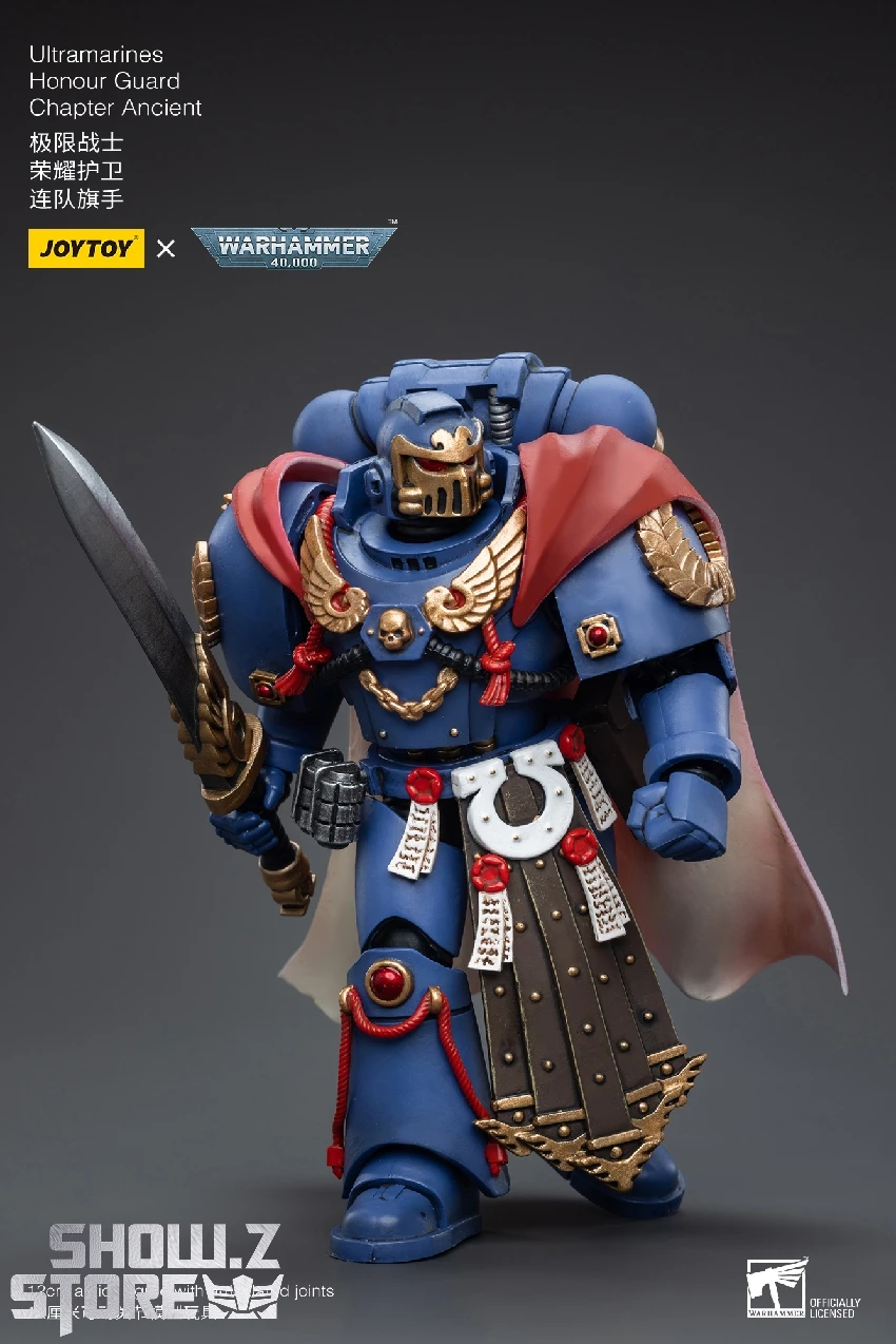 JoyToy Source 1/18 Warhammer 40K Ultramarines Honour Guard Chapter Ancient - Image 5