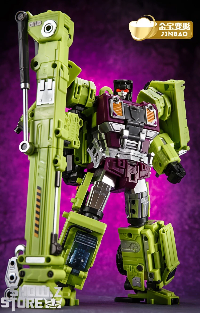 Jinbao DF03 Builder.D Devastator Green Version Set Of 6 Oversized Version - Image 10