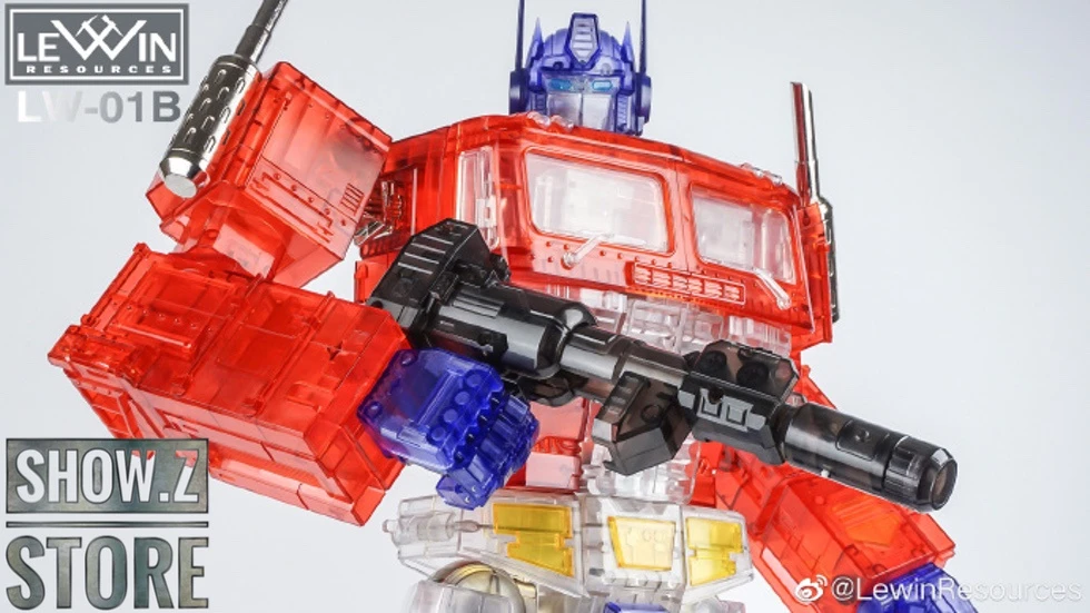 Lewin Resources LW-01B Optimus Prime Clear Limited Edition W/ LED - Image 5