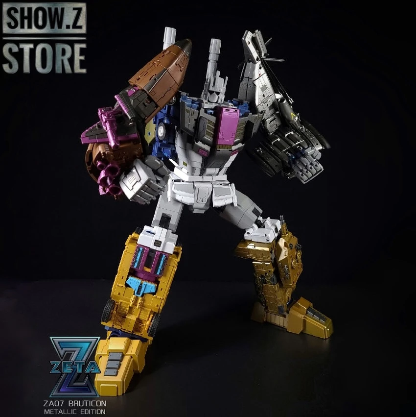 Zeta Toys ZA-07 Bruticon Bruticus Metallic Edition Full Set Of 5 - Image 2