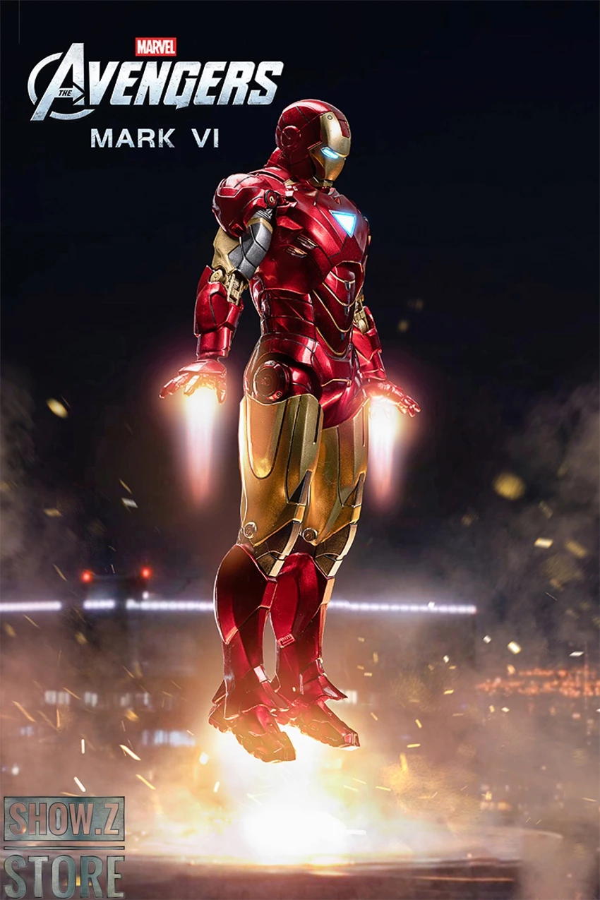 ZT Toys Marvel Licensed 1/10 Iron Man Mark 6 W/ LED - Image 3