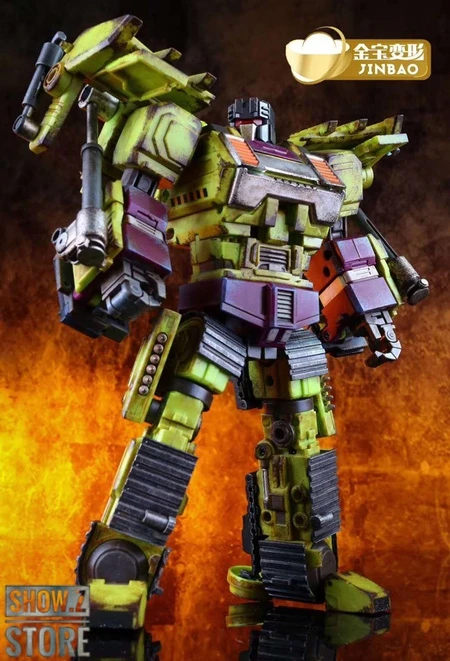 Jinbao Oversized Devastator Battle Damaged Version Full Set Of 6 Gravity Builder - Image 6