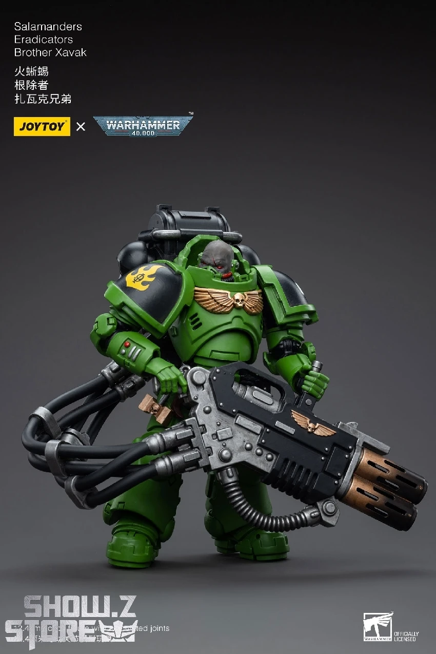 JoyToy Source 1/18 Warhammer 40K Salamanders Eradicators Brother Xavak - Image 8