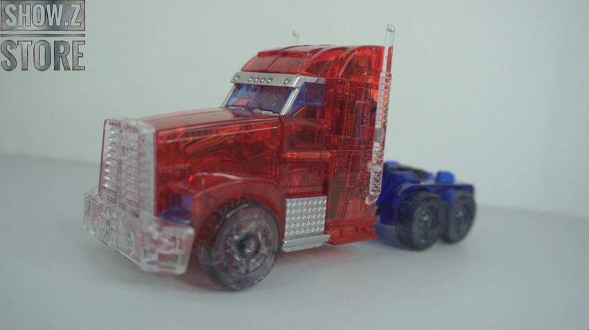 APC Toys APC-001 Attack Prime TFP Optimus Prime Clear Version W/ Black Wheels - Image 9