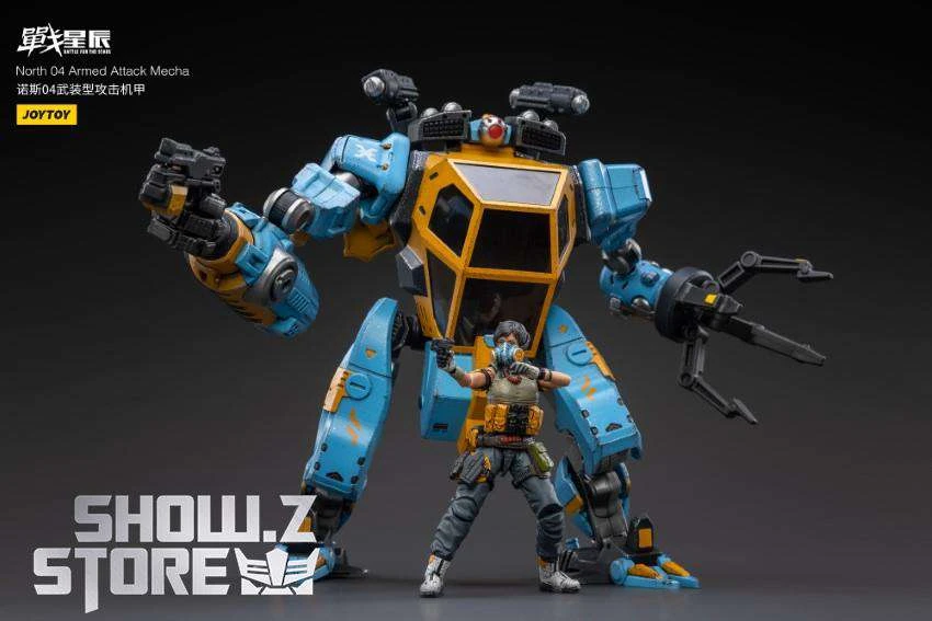 JoyToy Source 1/18 North 04 Armed Attack Mecha W/ Pilot - Image 2