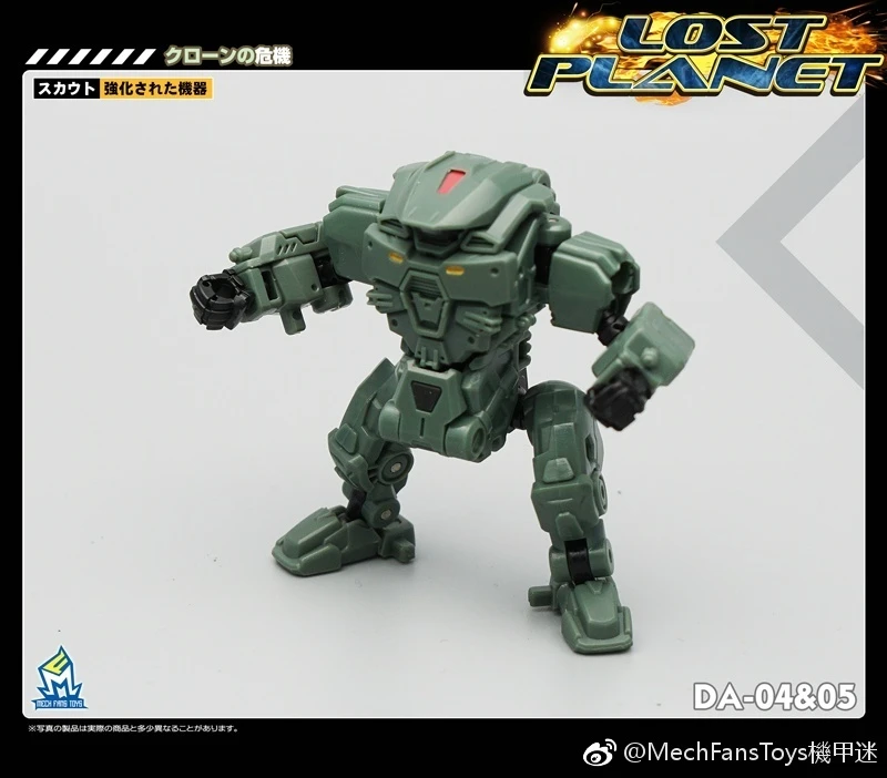 MechFansToys Lost Planet Powered-suit DA04 Desert & DA05 Green Diaclone - Image 9