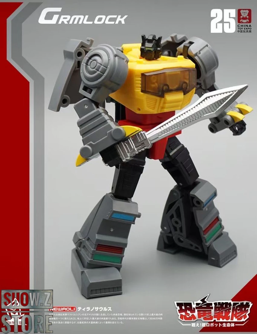 MechFansToys MF-21N(RED)/22N/23N/24N/25N Swoop(RED)/Slag/Sludge/Snarl/Grimlock Set Of 5 - Image 8