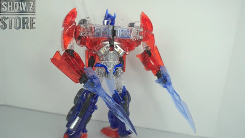 APC Toys APC-001 Attack Prime TFP Optimus Prime Clear Version W/ Black Wheels - Image 4