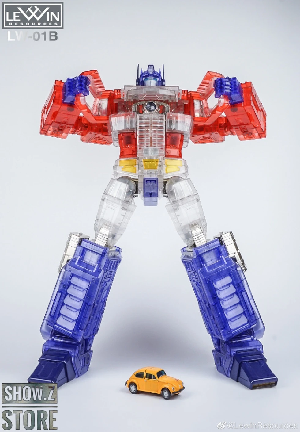 Lewin Resources LW-01B Optimus Prime Clear Limited Edition W/ LED - Image 3