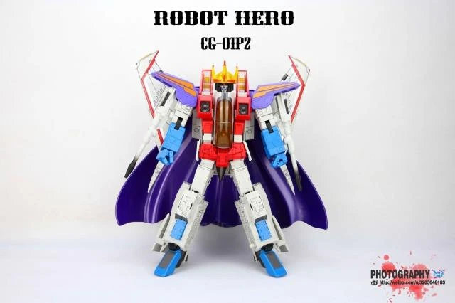Robot Hero CG-01P2 Upgrade Kit For CG-01 Starscream (Crown, Cape & Shoulder Amor) - Image 3