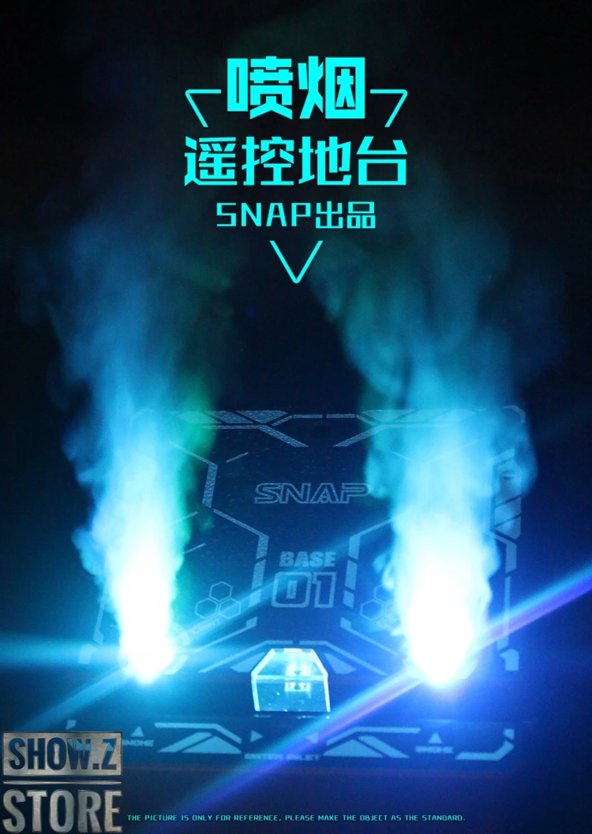 SNAP Remote Smoke Display Stand W/ LED Silver Version - Image 9