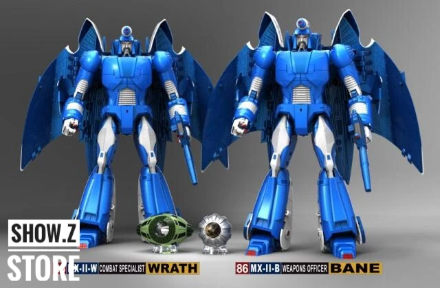 X-Transbots MX-II Curse, Wrath, And Bane Set Of 3 - Image 4