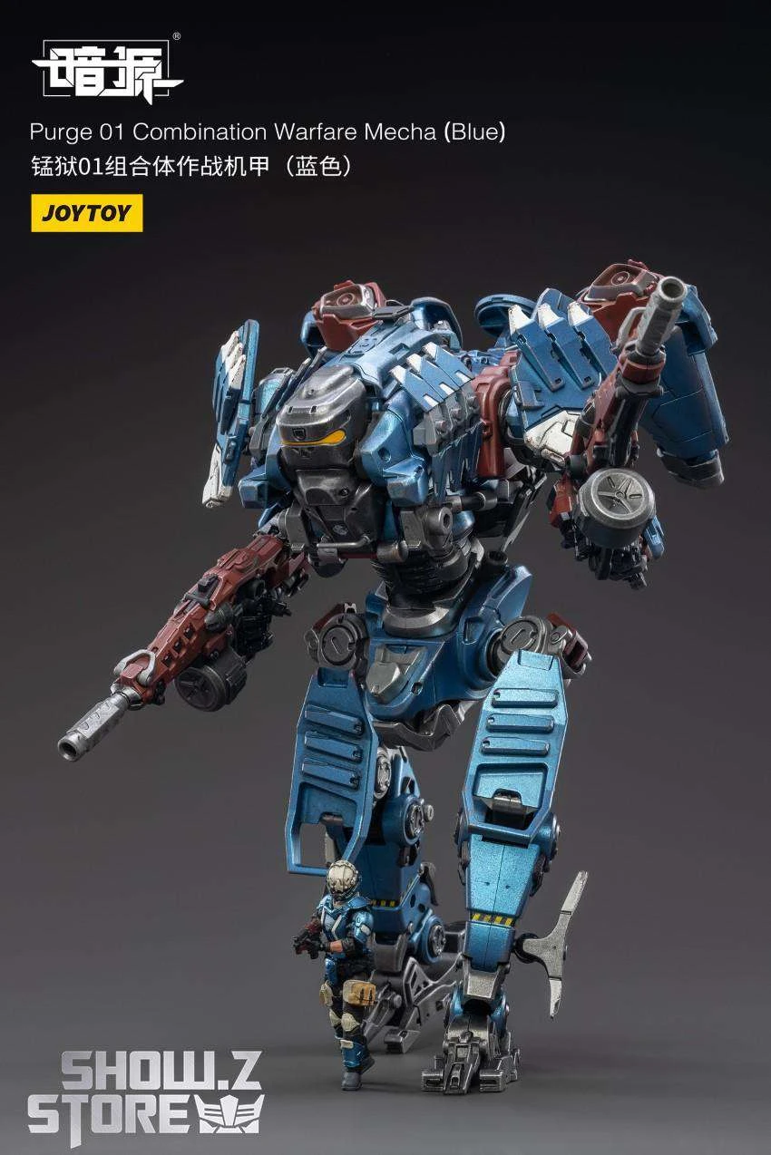 JoyToy Source 1/25 Purge 01 Combination Warfare Mecha Blue Version W/ Pilot - Image 10