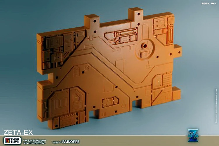 Zeta Toys Zeta-EX Display Base (Orange & Black) - Image 5