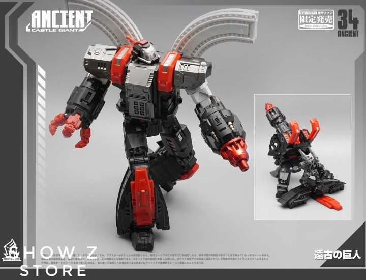 MechFansToys MF-34A Ancient Castle Giant Omega Supreme Special Black Version W/ DA-20 - Image 3