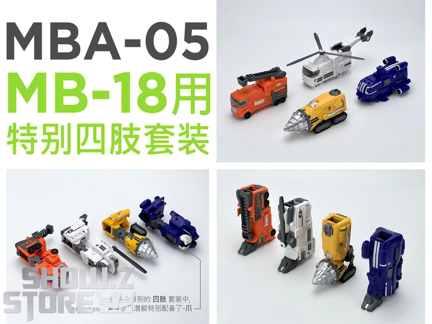 FansHobby MasterBuilder MBA-05 Additional Limbs Set For MB-18 Energy Commander - Image 9